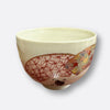 Chie Sakurai - Kutani-yaki Matcha Tea Bowl, Fan Crest