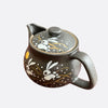 Kutani-yaki Kyusu Teapot, Hopping Rabbit Haneusagi