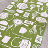 Tenugui - Ocha, Light Green / Dark Green