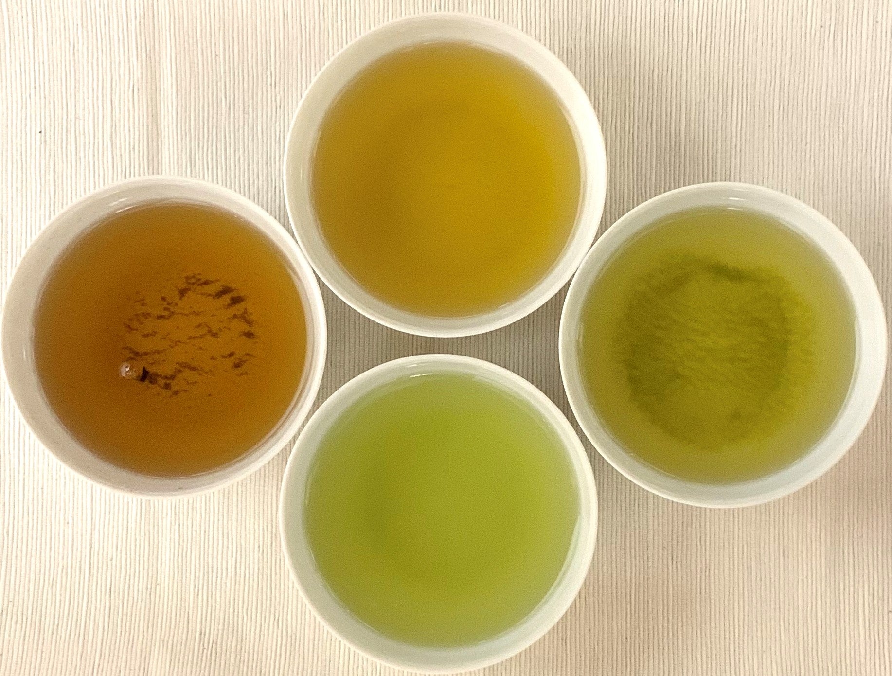 What is the Difference in Color and Aroma of Each Type of Japanese Green Tea