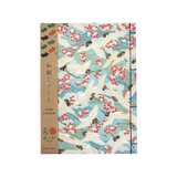 Washi Notebook - Crane Blue